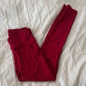 Twenty Montreal Red Leggings
